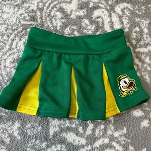 2T Oregon Ducks Cheer Skirt